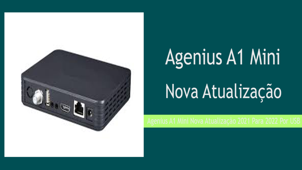 Agenius A1 Twin Nova Atualização